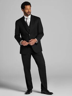 Pronto Uomo Black Suit Jacket